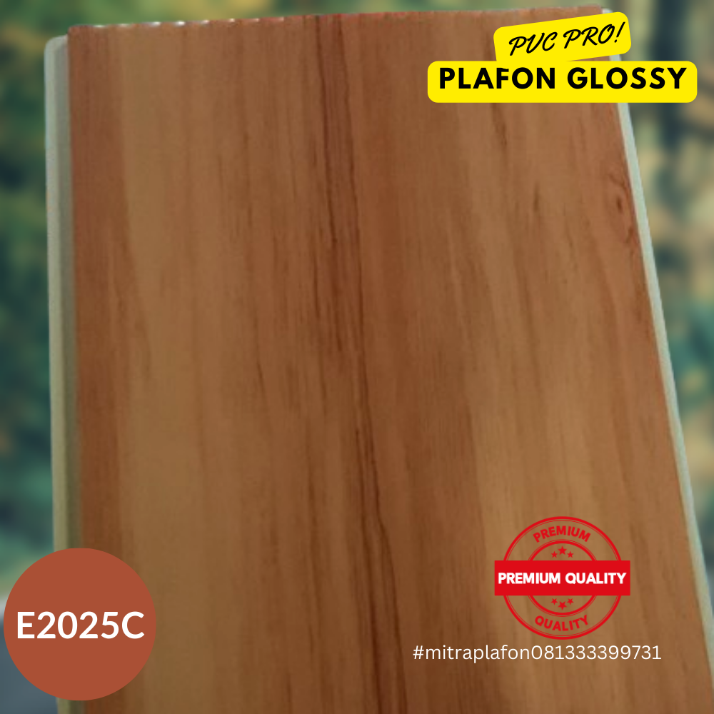 plafon pvc motif kayu di lombok